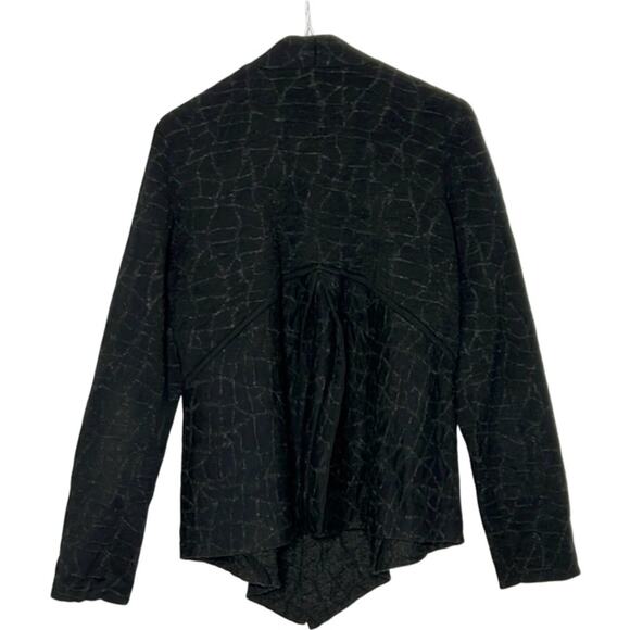 Eileen Fisher Wool Blend Open‎ Front Cardigan Sweater size L - Picture 2 of 8